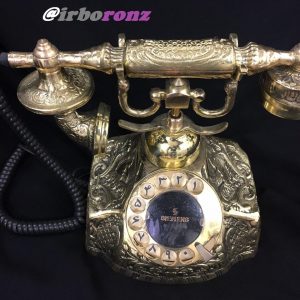 تلفن برنزی مدل قدیمی