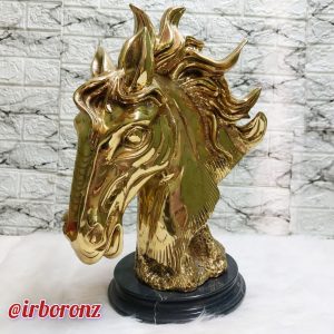 مجسمه کله اسب برنزی سایز بزرگ